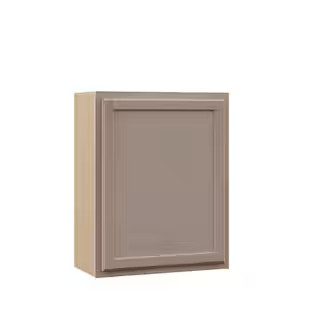 Hampton Bay 24 in. W x 12 in. D x 30 in. H Assembled Wall Kitchen Cabinet in Unfinished with Rece... | The Home Depot