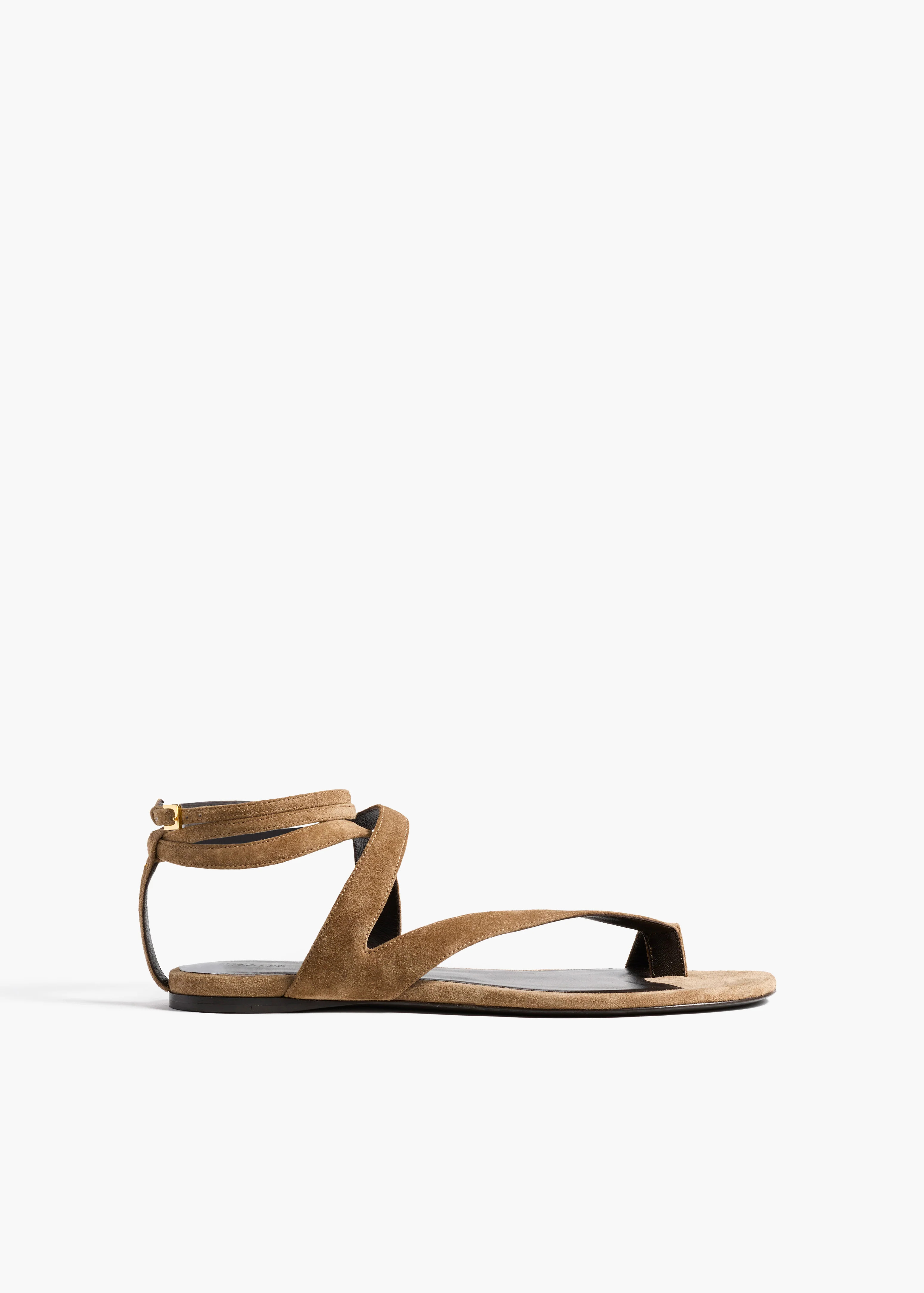 Aimee Ankle Strap Flat Sandal | Khaite