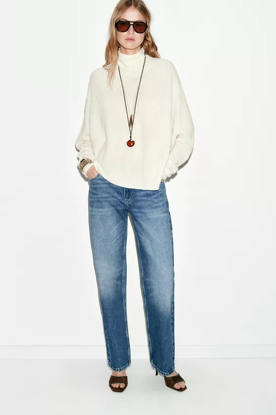KNIT CAPE JUMPER | Zara UK