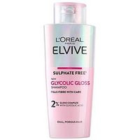 L'Oreal Paris L'OrÈAl Paris Elvive Glycolic Gloss Shampoo For Dull Porous Hair, 200Ml | Very (UK)