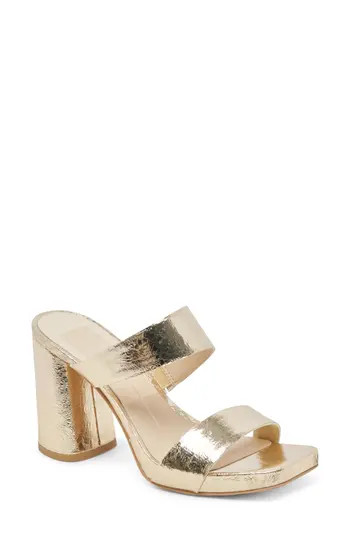 Dolce Vita Cataya Platform Sandal in Light Gold Metallic Stella at Nordstrom Rack, Size 9 | Nordstrom Rack