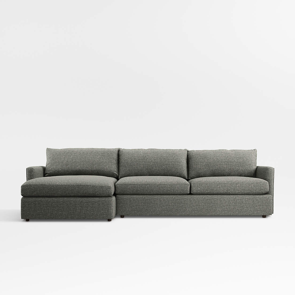Lounge Deep 2-Piece Sectional Sofa + Reviews | Crate & Barrel | Crate & Barrel