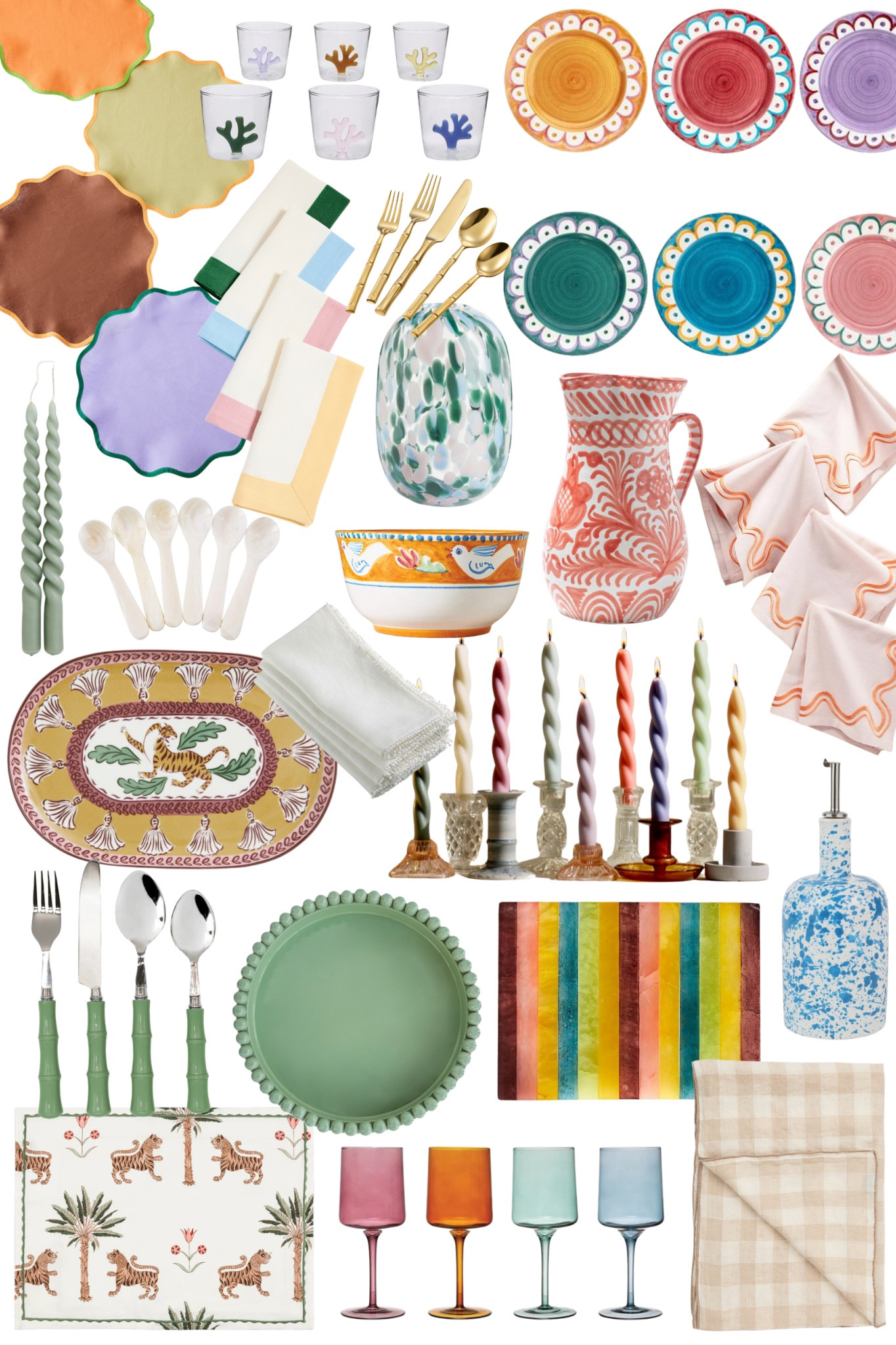 Tabletop favorites! Bright, fun, colorful pieces to enhance your hosting! #decor #entertaining #tabletop #serveware

#LTKhome