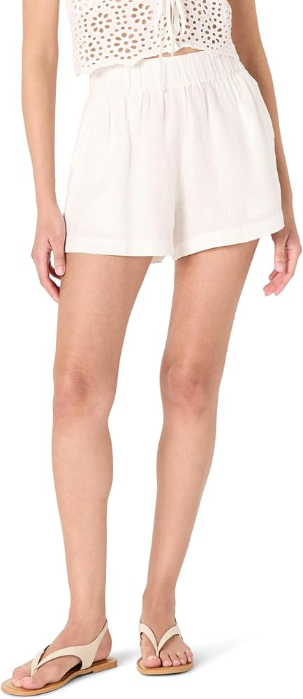 The Drop Women's Standard Essie Linen Pull on Mini Short | Amazon (US)