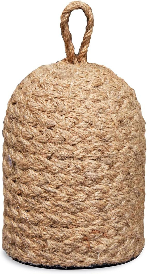 PEMAR Handwoven Jute Door Stopper with Handle – Weighted Door Stop for Indoor Use, Floor-Friend... | Amazon (US)