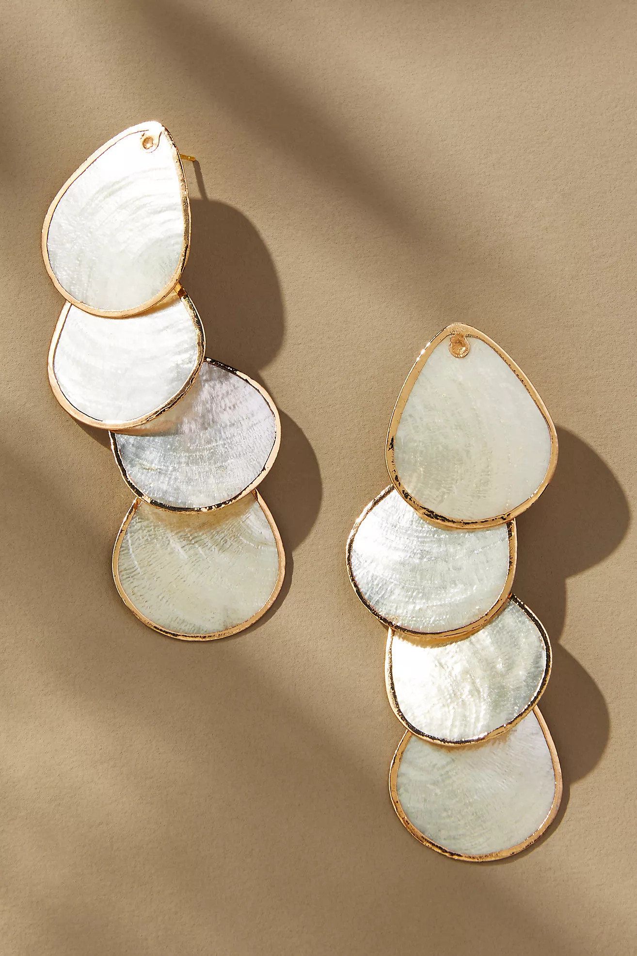 Teardrop Shell Earrings | Anthropologie (US)
