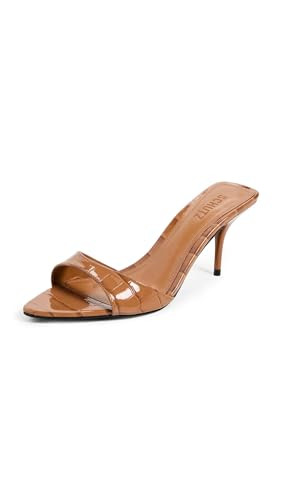 SCHUTZ Women's Elodie Sandals, Cuoio Brown, 10.5 Medium US | Amazon (US)