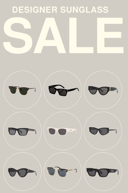 Designer sunglasses sale 

#LTKHoliday #LTKSeasonal #LTKGiftGuide
