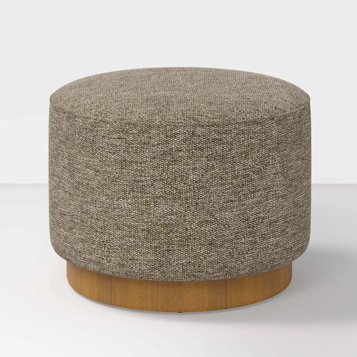 Round Ottoman with Plinth Base - Hearth & Hand™ with Magnolia | Target