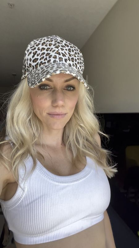 Leopard print leather baseball hat will accent any outfit. 🧢

#LTKunder50 #LTKstyletip #LTKfit