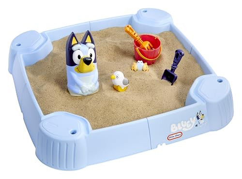 Little Tikes Bluey Beach Day Sand Box with 6 Accessories, Bluey Active Play, for Boys and Girls Ages 1-6 Years | Amazon (US)