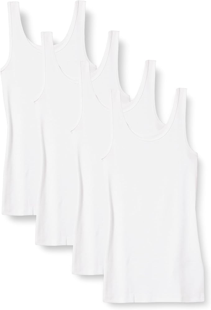 Amazon Essentials Women's Slim-Fit Tank, Pack of 4 | Amazon (US)