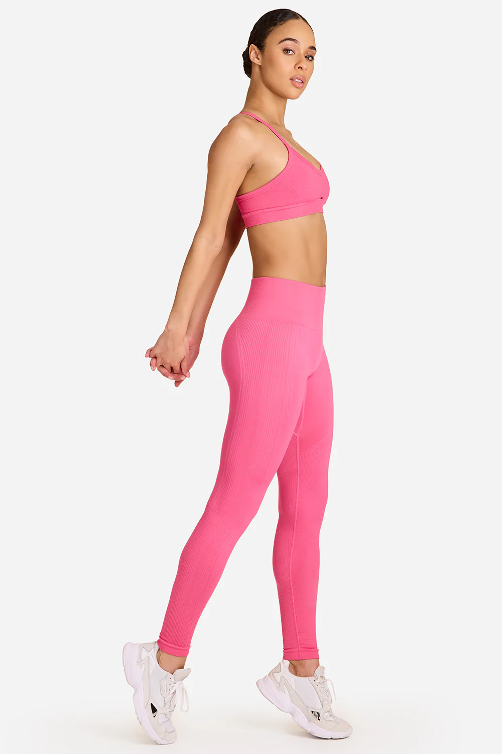Barre Seamless Tight | Pink Yoga Leggings | Seamless Leggings | Alala | Alala