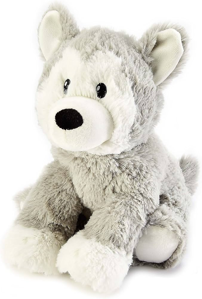 Warmies® 13'' Fully Heatable Soft Toy Scented with French Lavender - Husky | Amazon (US)
