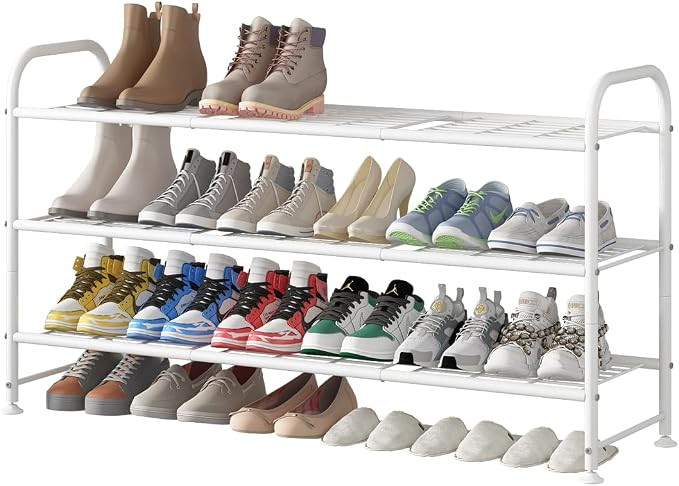 Spacious design stores 20+ pairs of shoes,durable metal frame,space-saving organizer for closet, ... | Amazon (US)