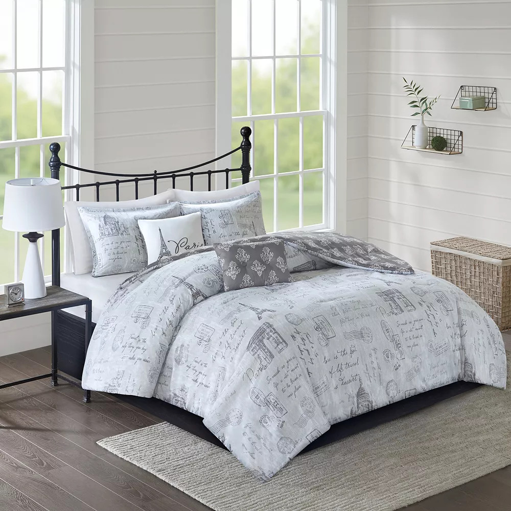 510 Design Mariam 5-piece Reversible Paris Comforter Set | Kohl's