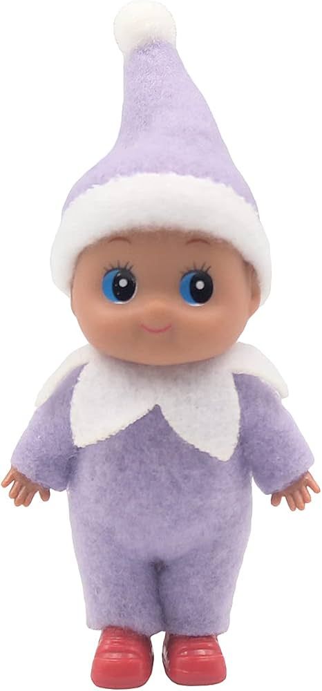 WULEEUPER Dark Skin Baby Elf Doll | Christmas Miniature Elf Decoration | Newborn Gift | Baby Grow... | Amazon (US)