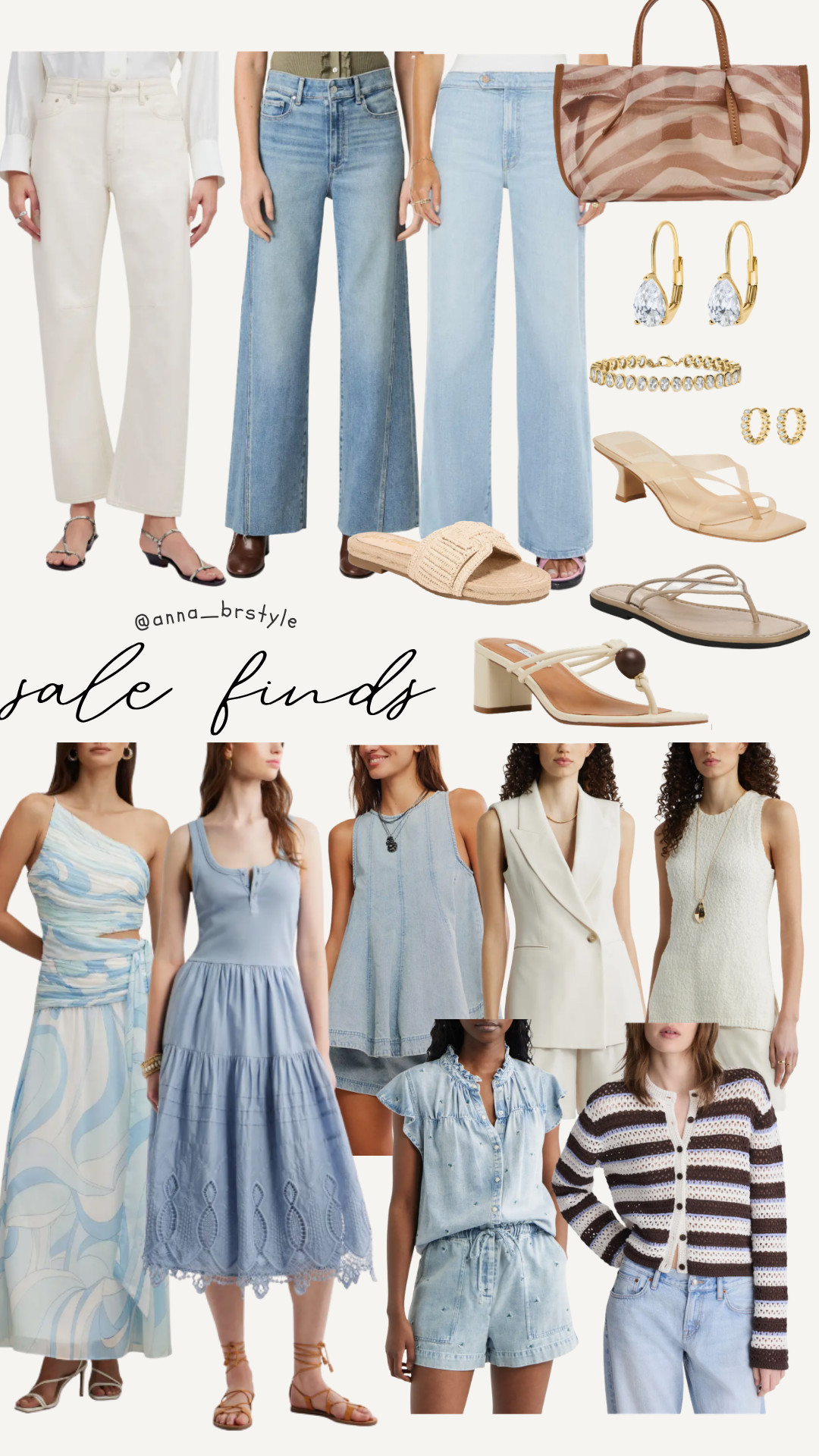 Fresh summer sale finds that make it easy to refresh your warm-weather wardrobe.

MOTHER jeans on sale, summer outfit ideas, casual vacation style, effortless everyday look, chic denim outfit, resort ready style, wide leg jeans, blue summer dress, woven sandals, summer accessories, neutral style 

 #LTKSaleAlert