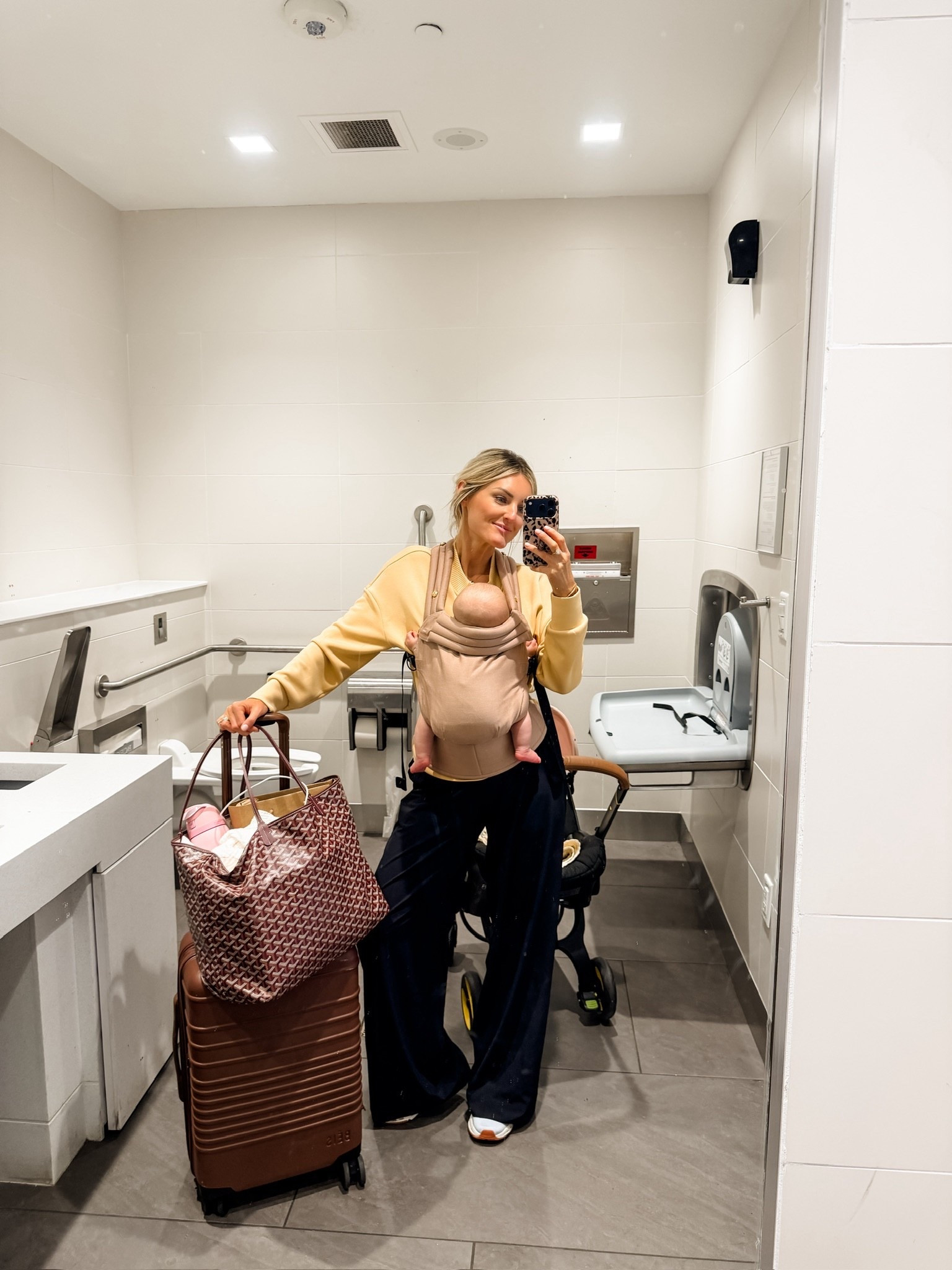 What I wore to travel home from Dallas 💕 these pants are so good for travel! Wearing S. 

Loverly Grey, Varley, Target find, black pants, travel outfit ideas 

#LTKTravel #LTKootd #LTKSeasonal