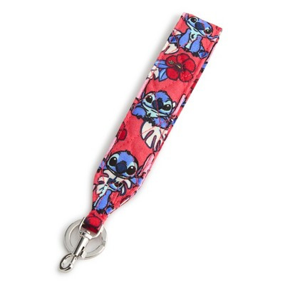 Vera Bradley Women's Disney Lilo and Stitch Cotton Wide Wristlet Strap Stitch Monstera | Target