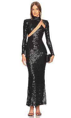 Michael Costello x REVOLVE Houston Gown in Black from Revolve.com | Revolve Clothing (Global)