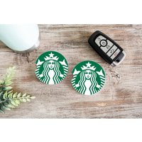 Car Cup Coasters, Starbucks Gift, Stocking Stuffer, Gift For Her, Funny Coaster, Gifts Under 10, Caffeine Addict Coffee | Etsy (US)