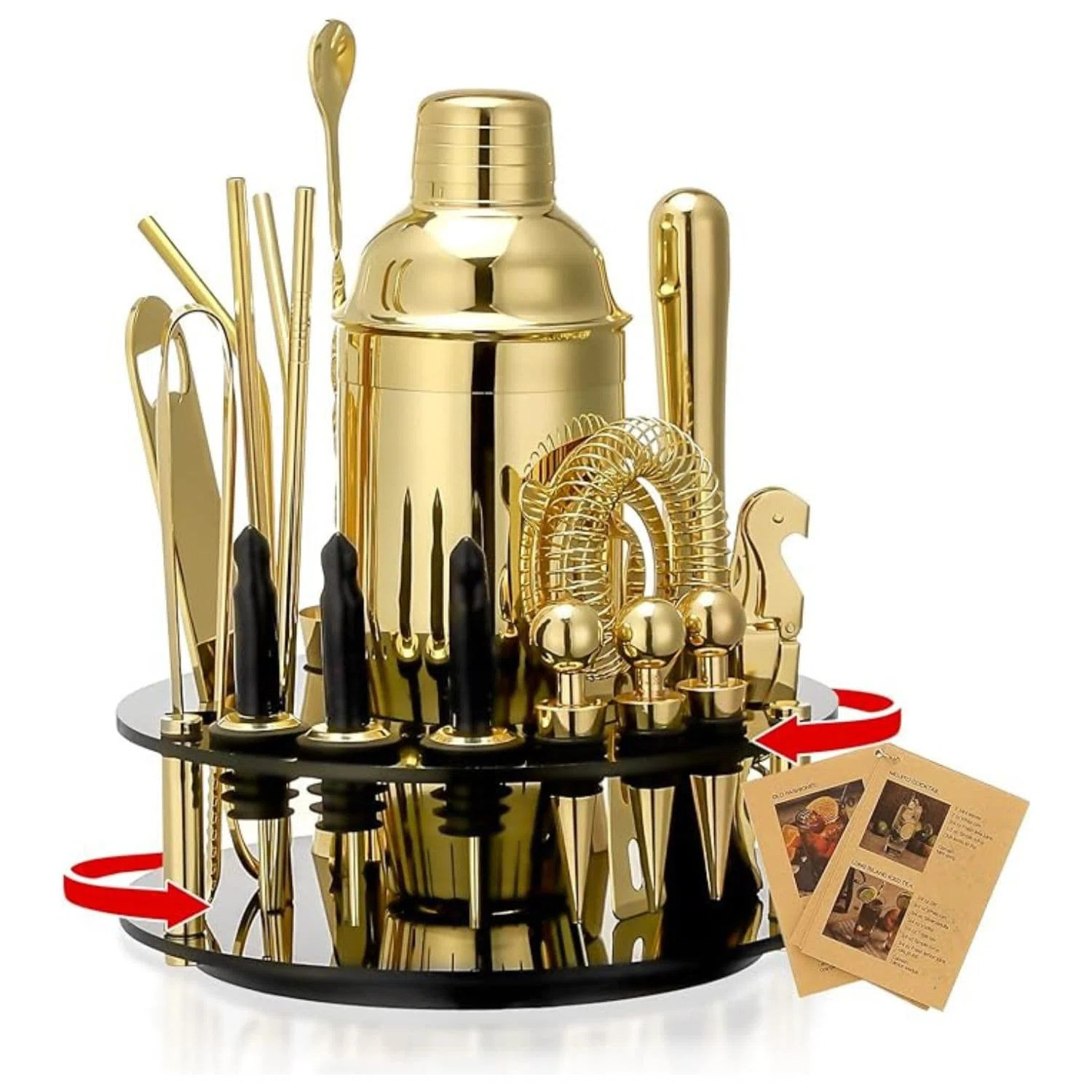 19-Piece Bar Set Cocktail Shaker Set | Wayfair North America