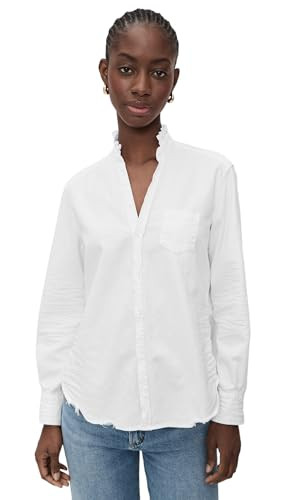 Frank & Eileen Women's Relaxed Button-Up Shirt, White, S | Amazon (US)