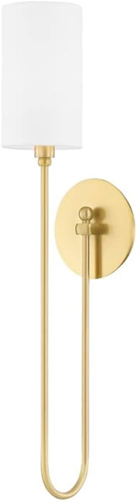 Hudson Valley Lighting 6800-AGB Harlem - 1 Light Wall Sconce, Finish Color: Aged Brass | Amazon (US)