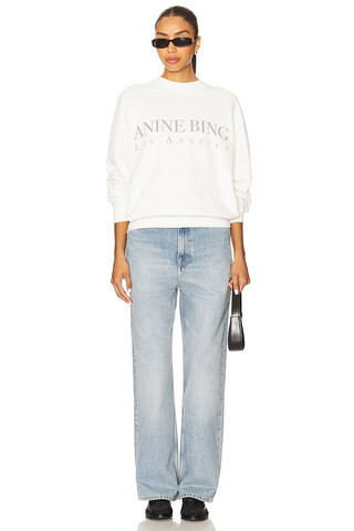 Jaci Los Angeles Sweatshirt in Ivory | Revolve Clothing (Global)