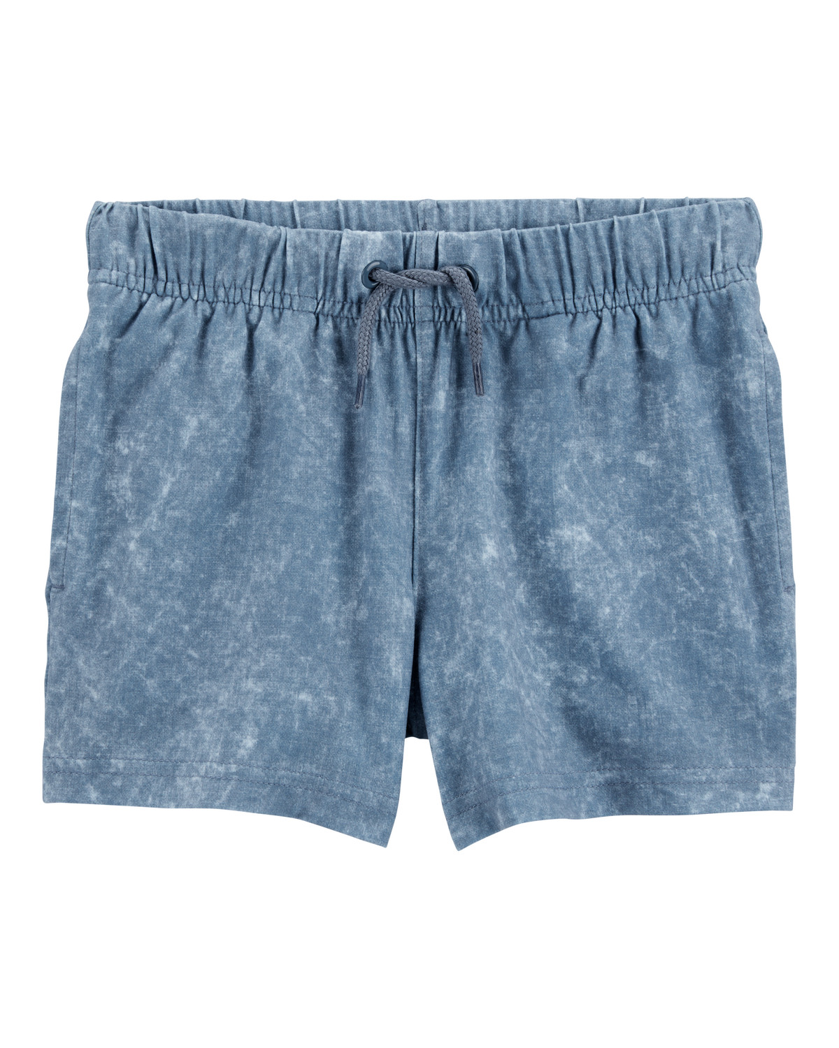 Toddler Solid Pull-On Knit Shorts - Blue | Carter's Inc