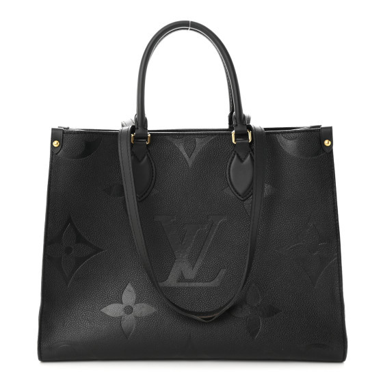Empreinte Monogram Giant Onthego MM Black | FASHIONPHILE (US)