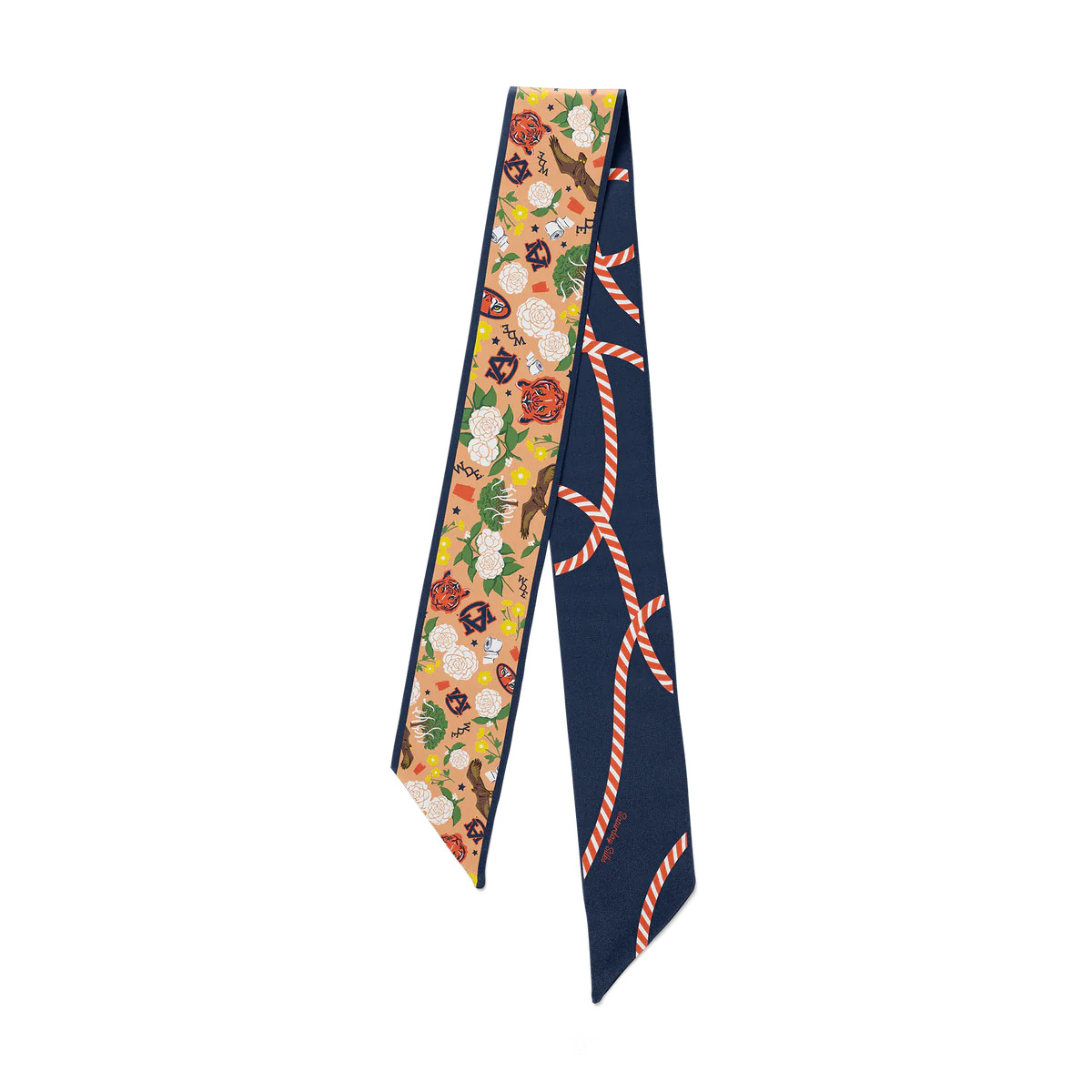 Auburn Tigers Skinny Scarf | Saturday Silks