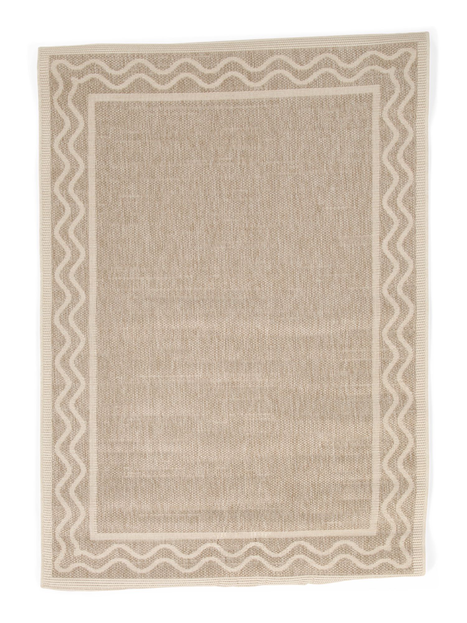 Made In Turkey 4x6 Outdoor Scalloped Rug | Marshalls