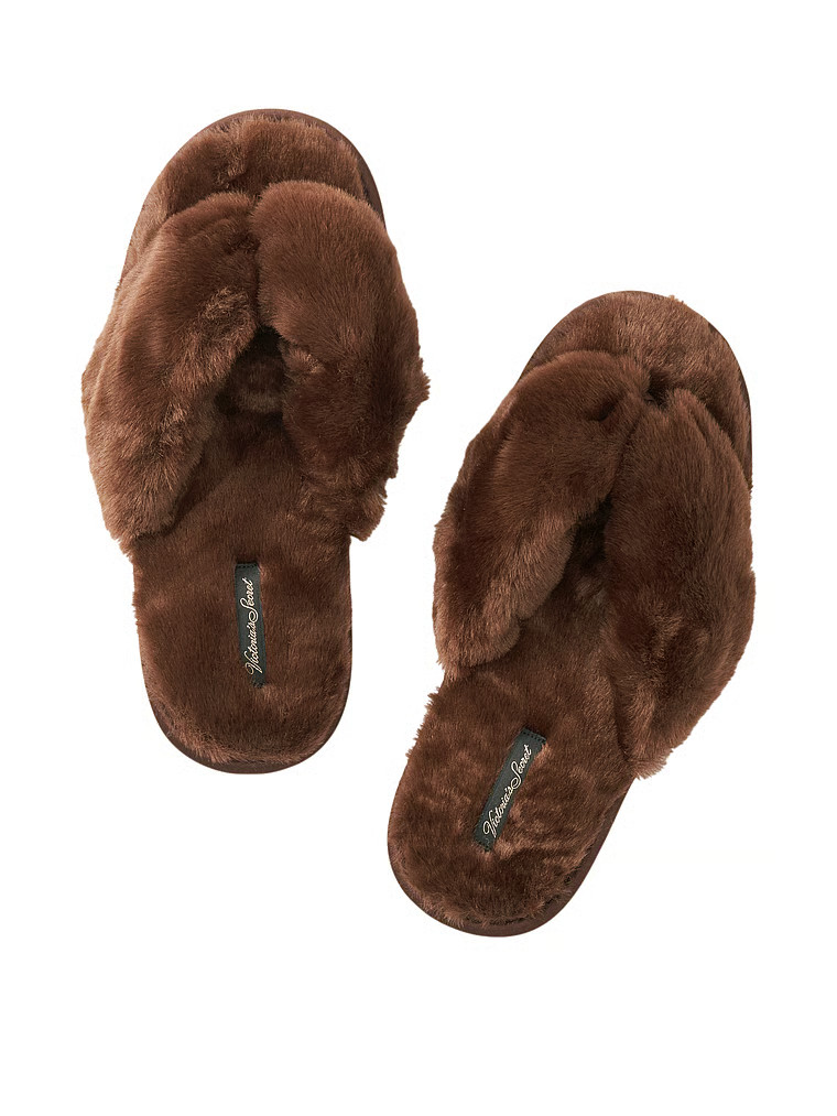 Faux Fur Flip Flop Slippers | Victoria's Secret (US / CA )