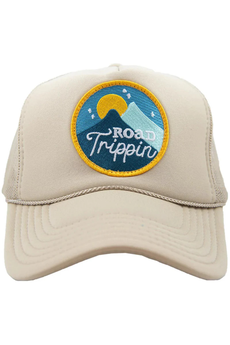 BuddyLove X Katydid | Road Trippin Trucker Hat | Khaki | BuddyLove