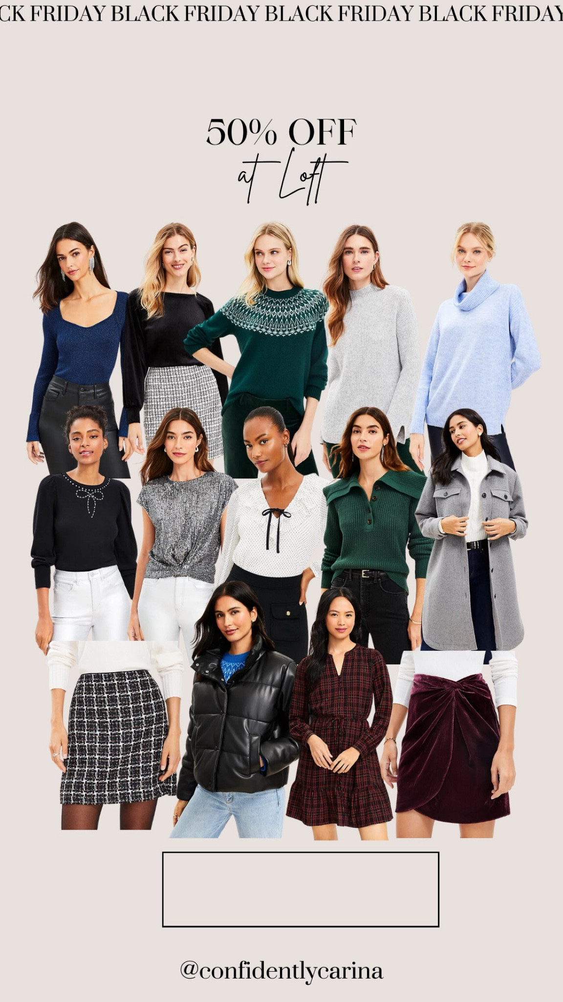 BLACK FRIDAY DEAL!

50% off at LOFT✨

Sharing some of my favorite pieces at Loft - so many great holiday outfit ideas!

#LTKsalealert #LTKmidsize #LTKCyberWeek