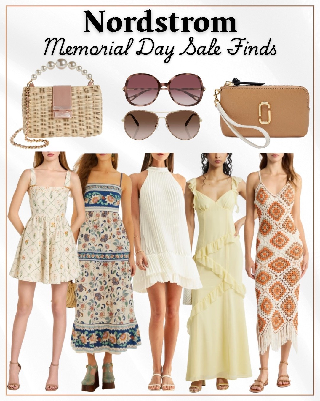 Nordstrom Memorial Day Sale Finds

Nordstrom / Nordstrom finds / sale / sale alert / Memorial Day / Memorial Day sale / sales / summer outfit / summer fashion / summer dresses / summer dress / Marc Jacobs wristlet / handbag / wristlet / sunglasses / designer sunglasses / designer bag / cover up / beach cover up / swim cover up / coverup / going out dress / farm rio

#LTKSeasonal #LTKSaleAlert #LTKootd