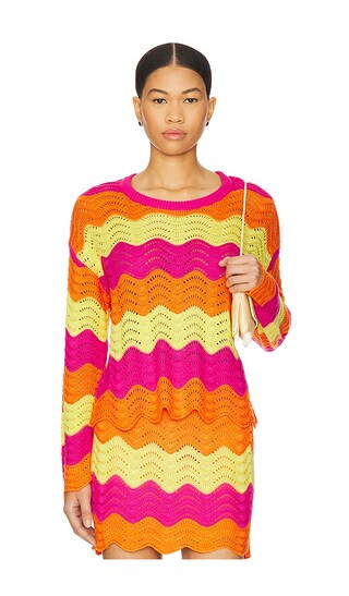 BEACH RIOT Beach Sweater in Pink. - size S | Revolve Clothing (Global)