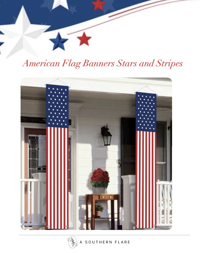 Exciting 4th of July decor / Perfect for adding a festive touch to your home. #4thOfJuly #HomeDecor
