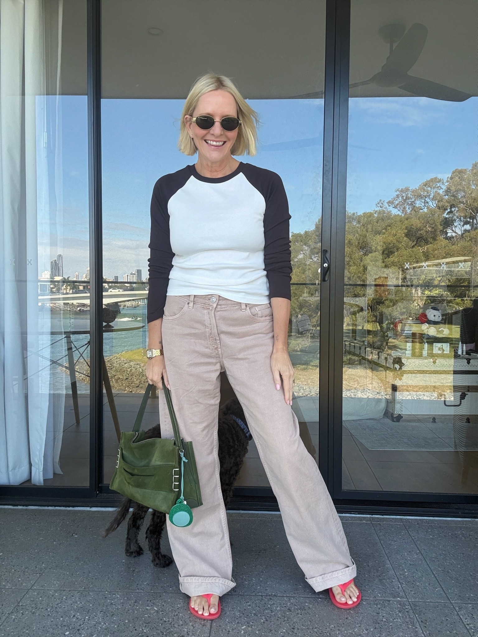 Currently living in these jeans! Price per wear rapidly going down!!

I’m wearing a 38.  
Tshirt in small.

#LTKjeans #LTKover50style #LTKstyletip
