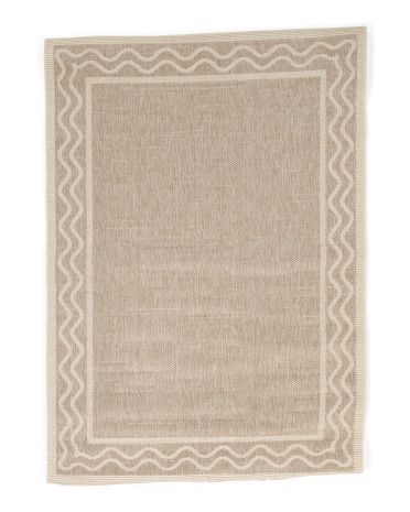 Made In Turkey 4x6 Outdoor Scalloped Rug | Global Home | Marshalls | Marshalls