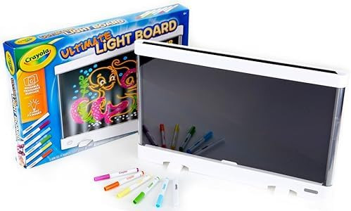Crayola Ultimate Light Board - White, Kids Drawing Tablet, Holiday & Christmas Gifts, LED Drawing... | Amazon (US)