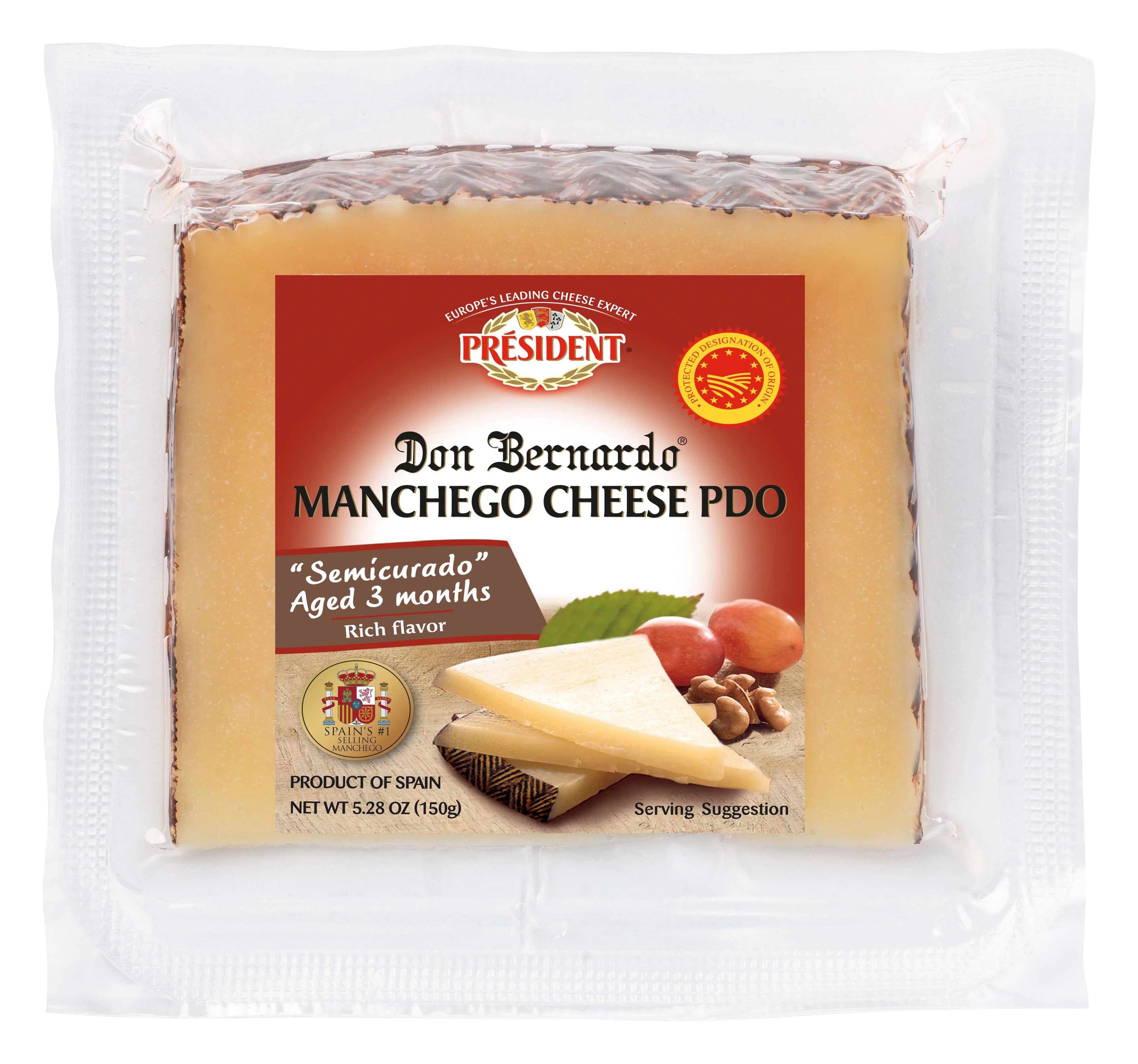 President Don Bernardo Manchego Cheese Wedge, 5.28 oz | Walmart (US)