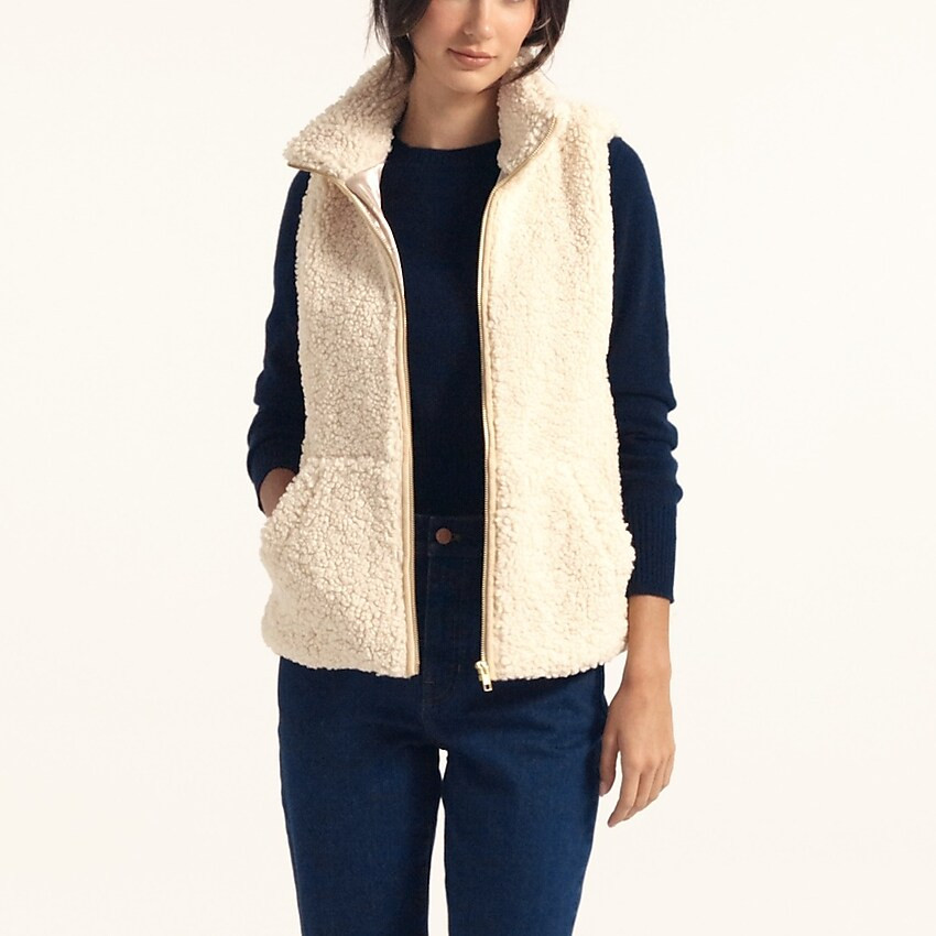 Teddy sherpa vest | J. Crew US
