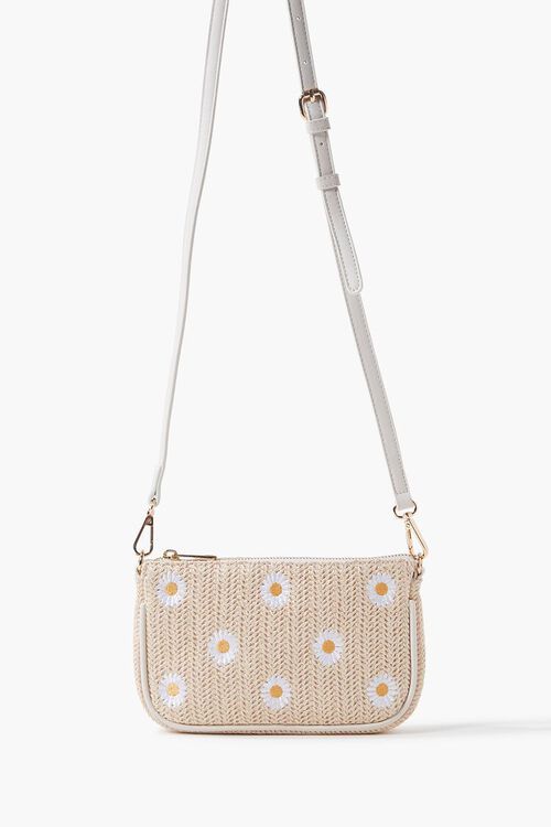 Embroidered Daisy Crossbody Bag | Forever 21 (US)
