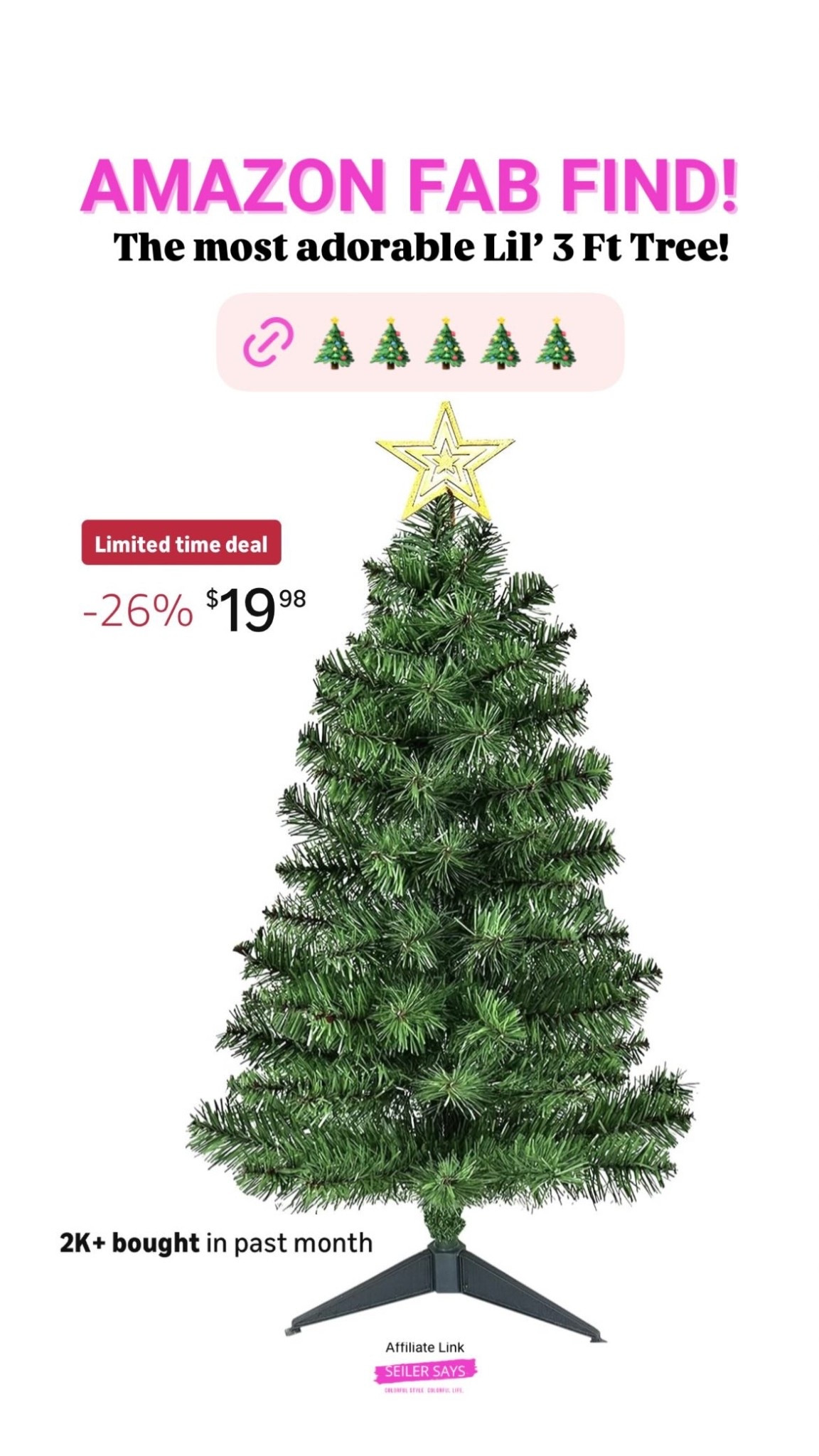 The most adorable Lil’ 3 Ft Christmas Tree!

#LTKSaleAlert #LTKOver40 #LTKHoliday