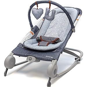 Summer 2-in-1 Bouncer & Rocker Duo (Heather Gray) Convenient and Portable Rocker and Bouncer for ... | Amazon (US)