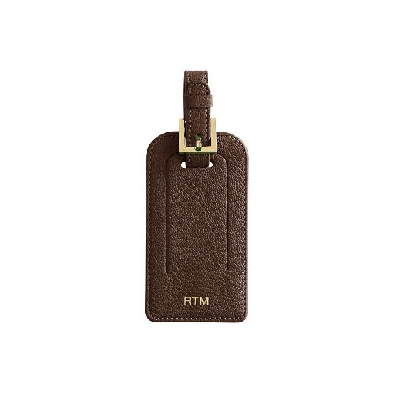 Leather Luggage Tag | Mark and Graham