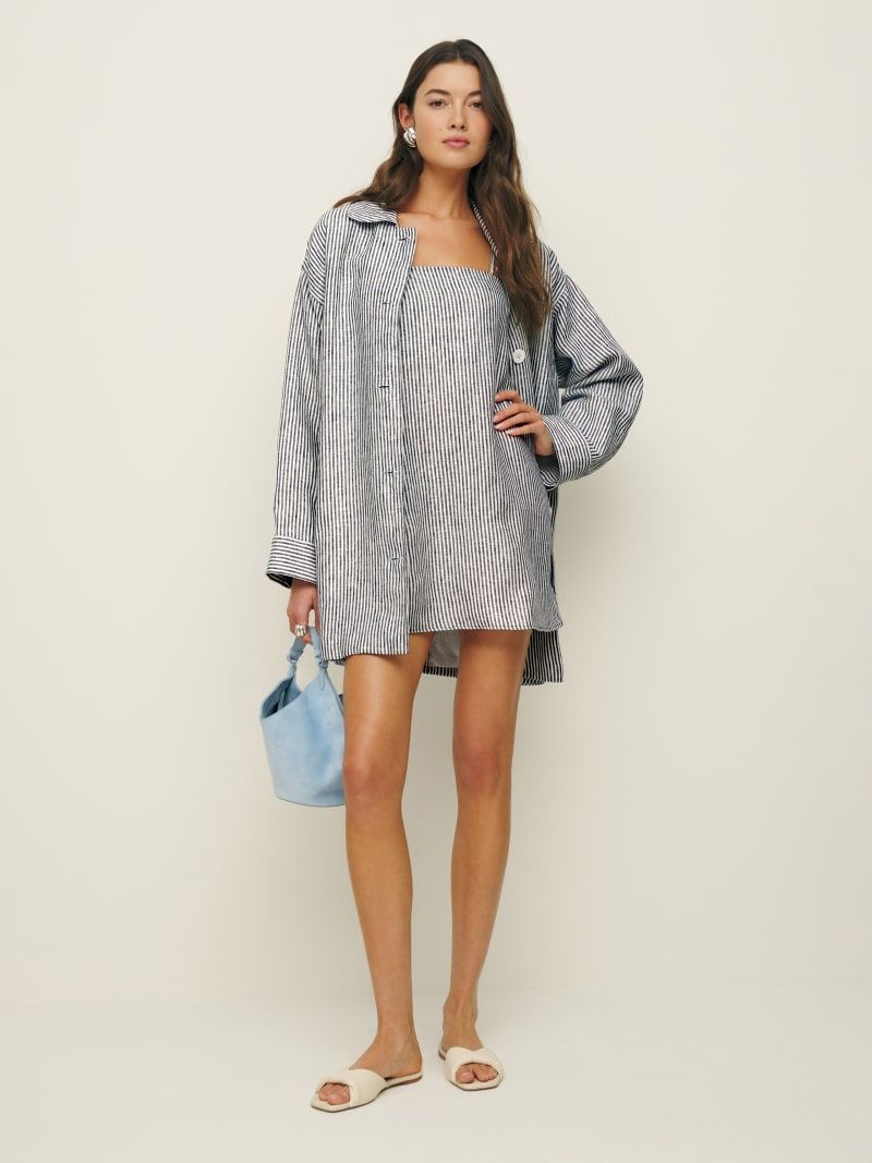 Aubree Linen Dress | Reformation (US & AU)